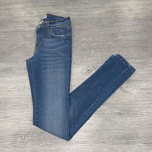Judy Blue Women's Size 0 / 24 Cut 93 Denim Jeans Blue Skinny Rayon Low Rise 8328